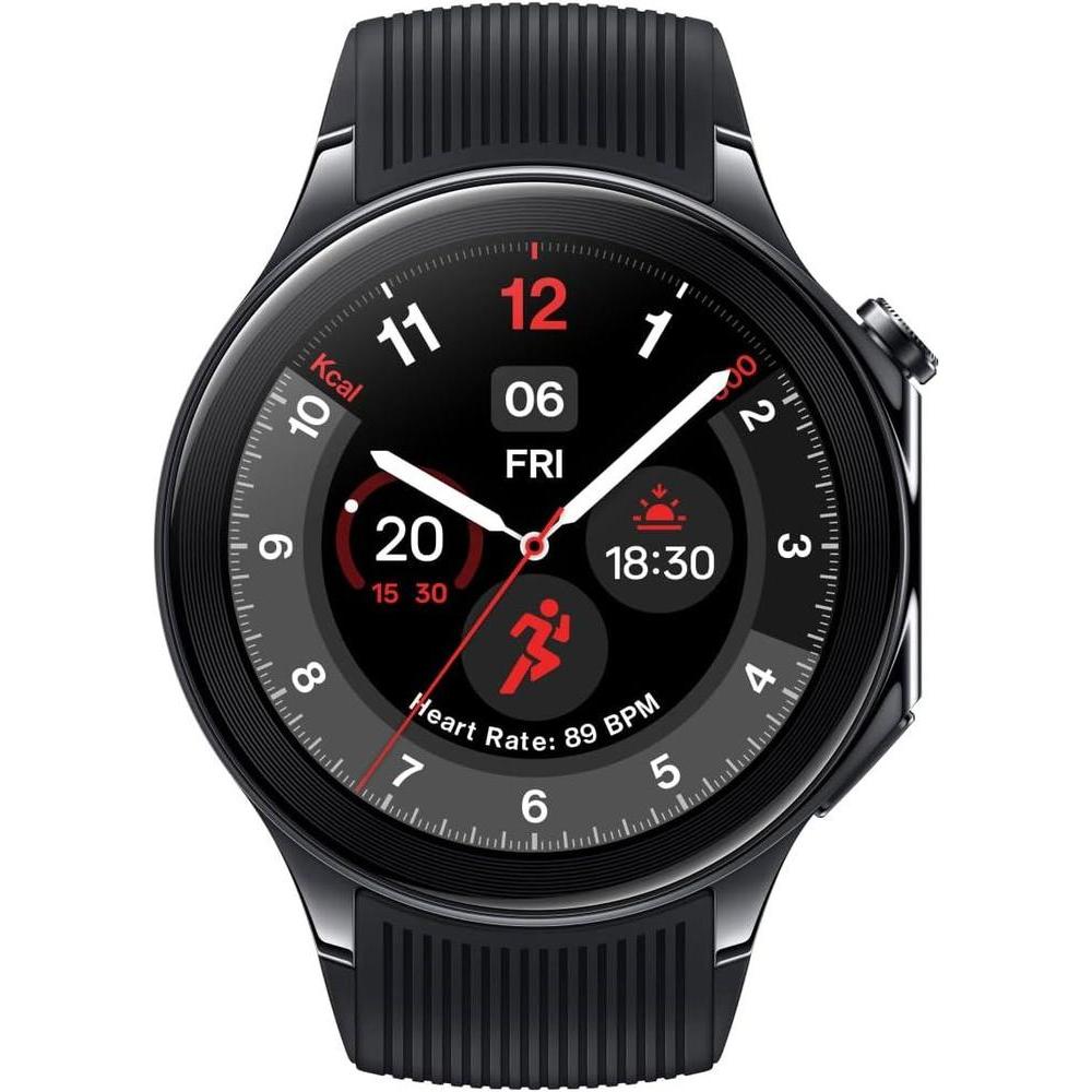 ONEPLUS Watch 2, 32GB, 100-Hour Battery, Health & Fitness Tracking, Sapphire Crystal Design, Dual-Engine, Wear OS by Google