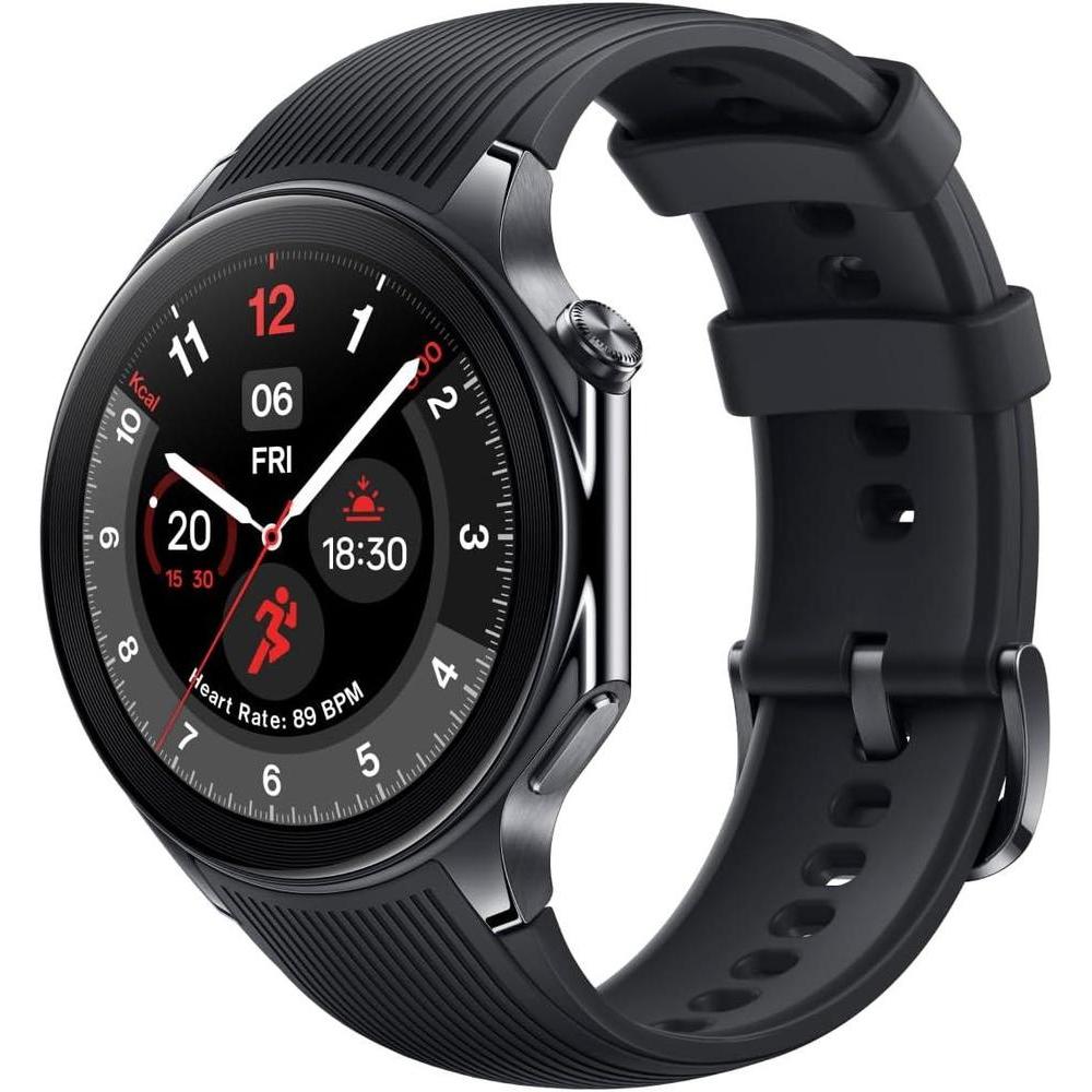 ONEPLUS Reloj 2, 32 GB, batería de larga duración, seguimiento de salud, cristal de zafiro, doble motor, Wear OS de Google