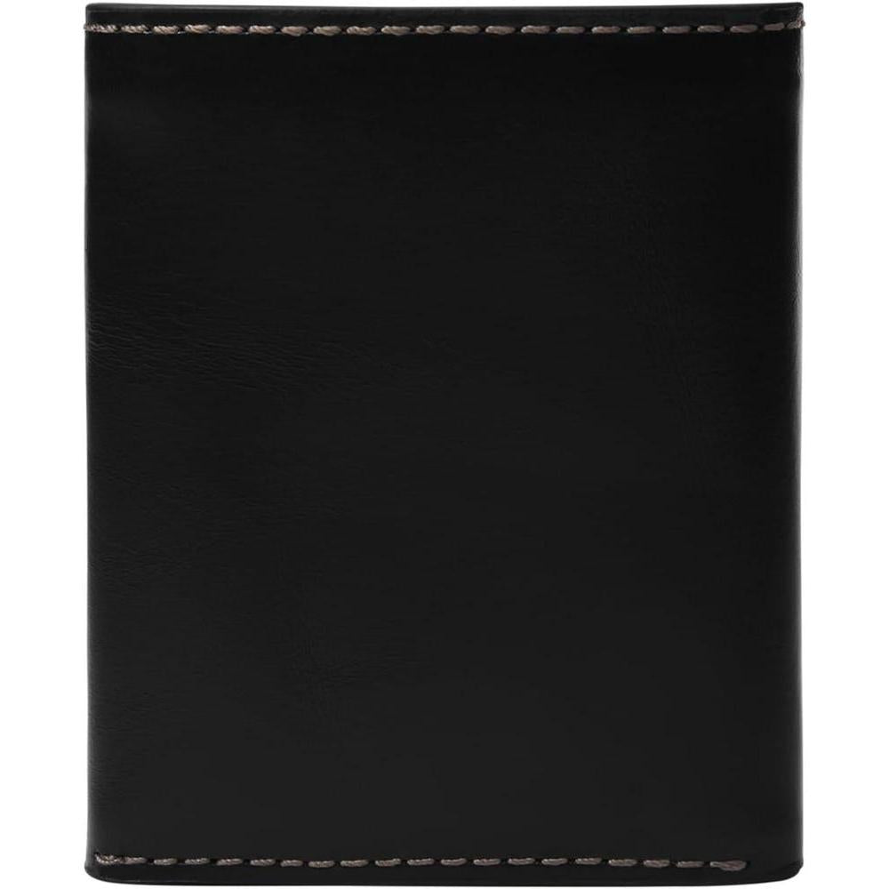 Fossil Billetera de Cuero para Hombre, Trifold, con Espacio para Tarjetas, Dinero y Identificación, Diseño Compacto