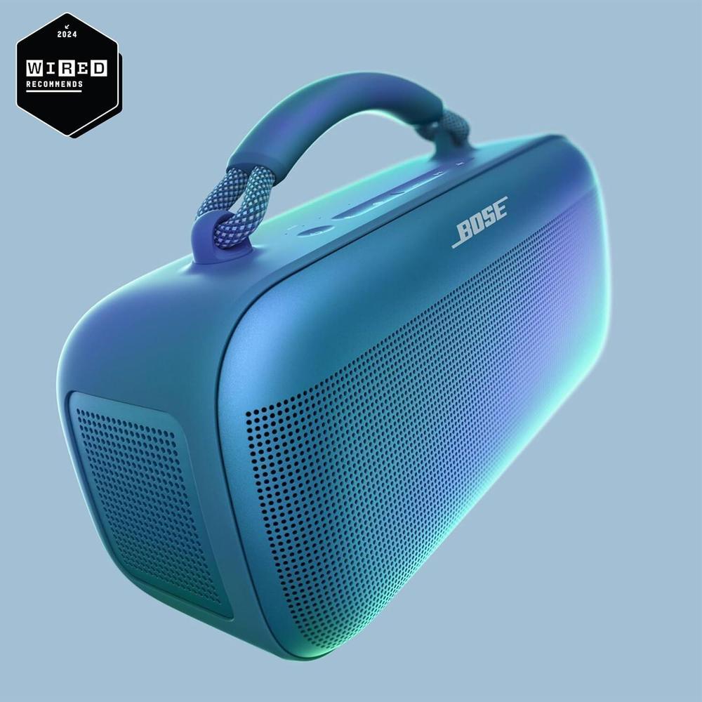Bose SoundLink Max Altavoz Bluetooth portátil resistente al agua con hasta 20 horas de reproducción y ecualizador ajustable