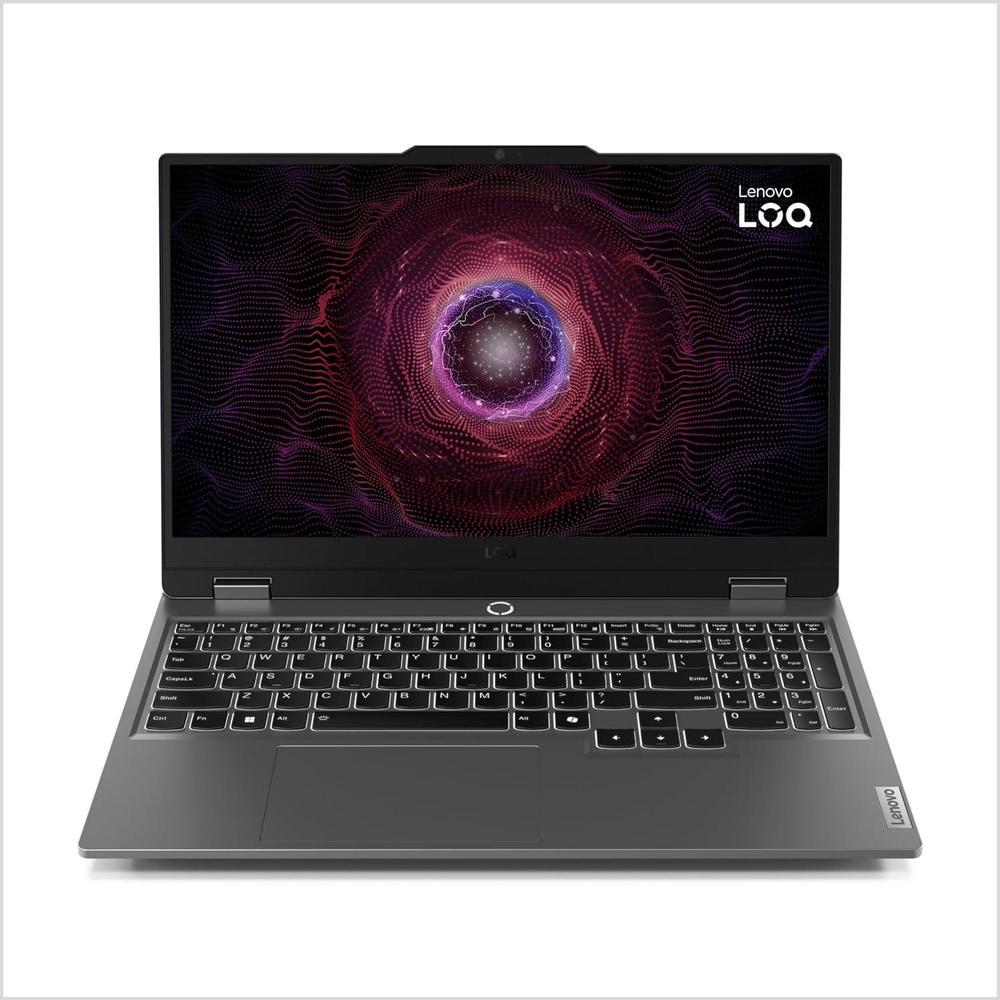 Lenovo LOQ 15.6" para juegos NVIDIA RTX 4050 AMD Ryzen 7 16GB RAM 512GB SSD Win11 Gris