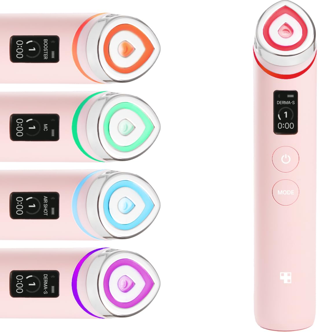 Medicube Age-R Booster Pro - Dispositivo Coreano 6 en 1, Glass Skin, EMS, LED, Masajeador Facial