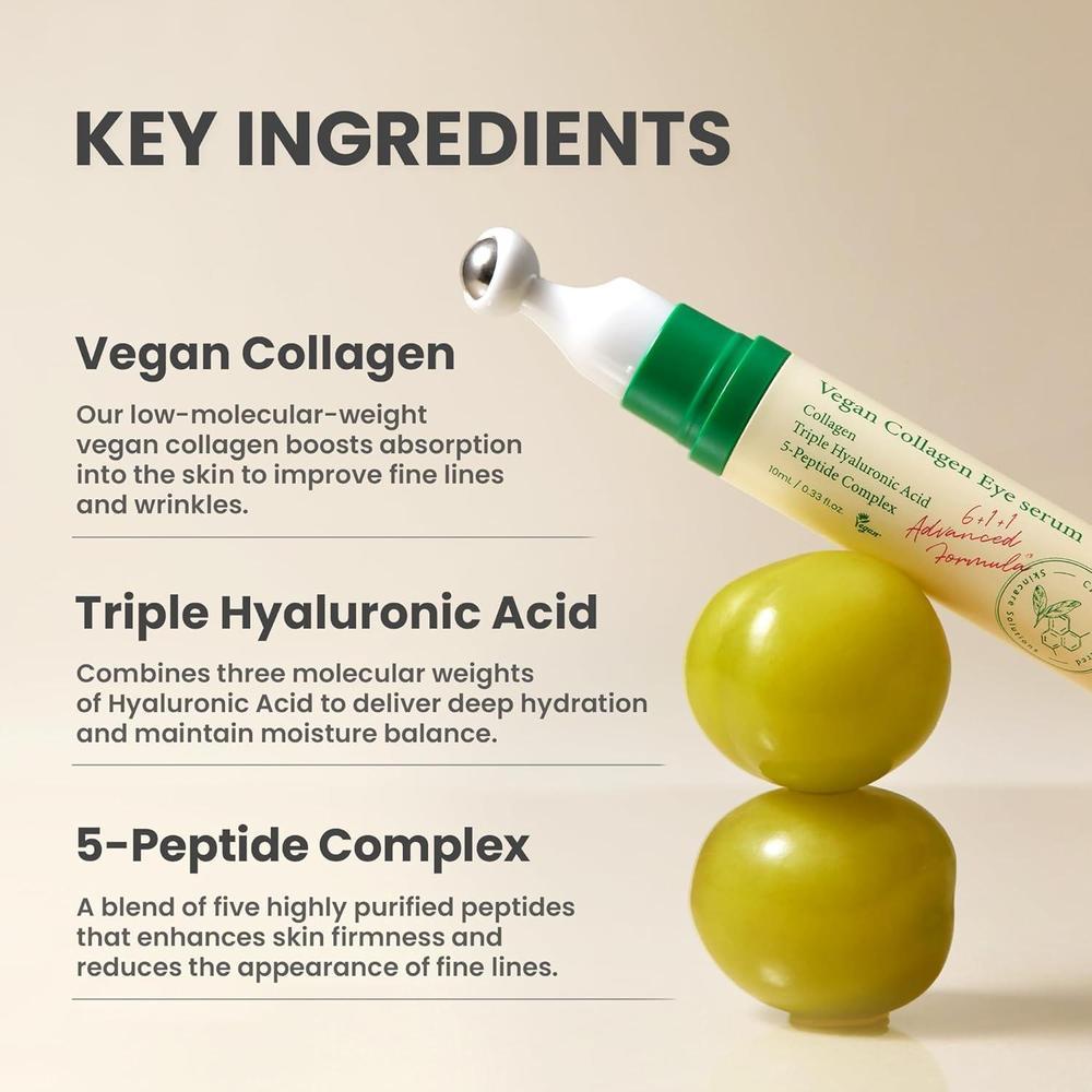 AXIS-Y Vegan Collagen Eye Serum Vegano Con Colágeno Y Ácido Hialurónico 9.76ml