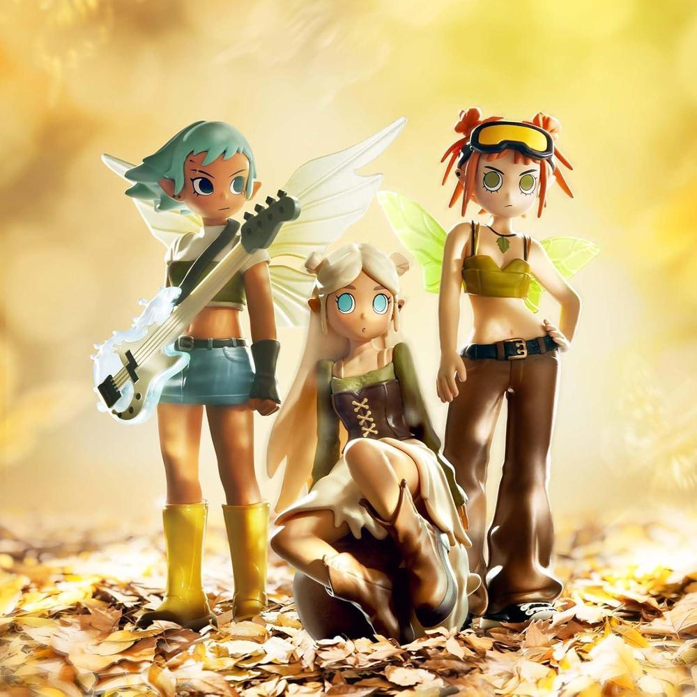 POP MART Peach Riot Punk Fairy Series Figuras aleatorias, juguetes coleccionables y decorativos