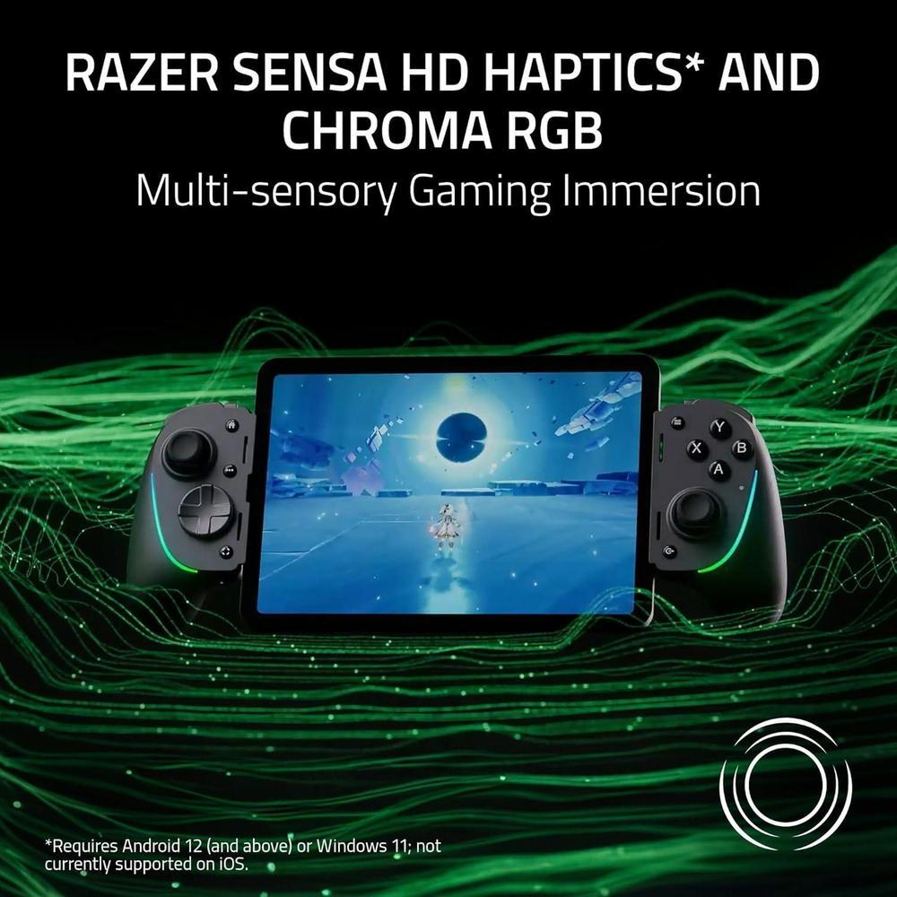 Razer Kishi Ultra Gaming Controller para Android, iPhone & iPad: Controles Pro y Grip Ergonómico - Juegos en Móvil y Chroma RGB