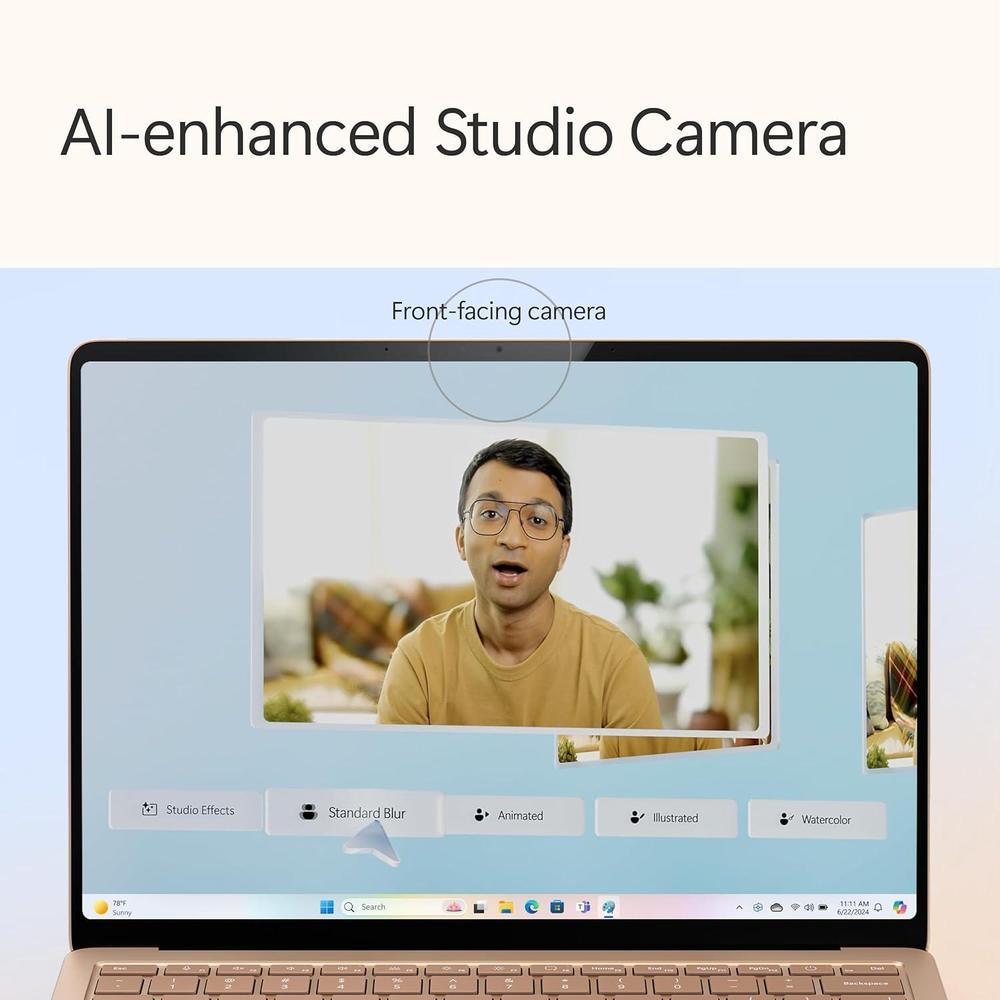 Microsoft Surface Laptop (2024) Windows 11 Copilot+ 13.8" Snapdragon X Elite 16GB RAM 1TB SSD Duna