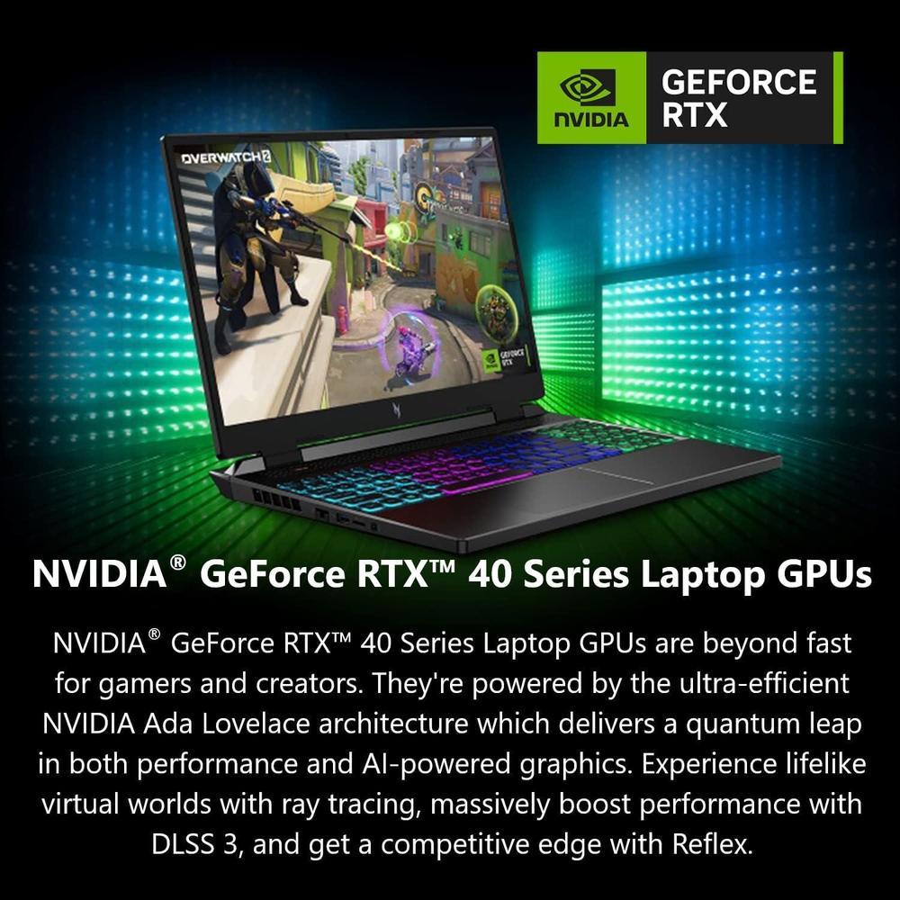 Acer Nitro 16 Laptop Gamer Ryzen 7 7840HS RTX 4060 Pantalla IPS WUXGA 165Hz 16" 16GB DDR5 1TB SSD WiFi 6E