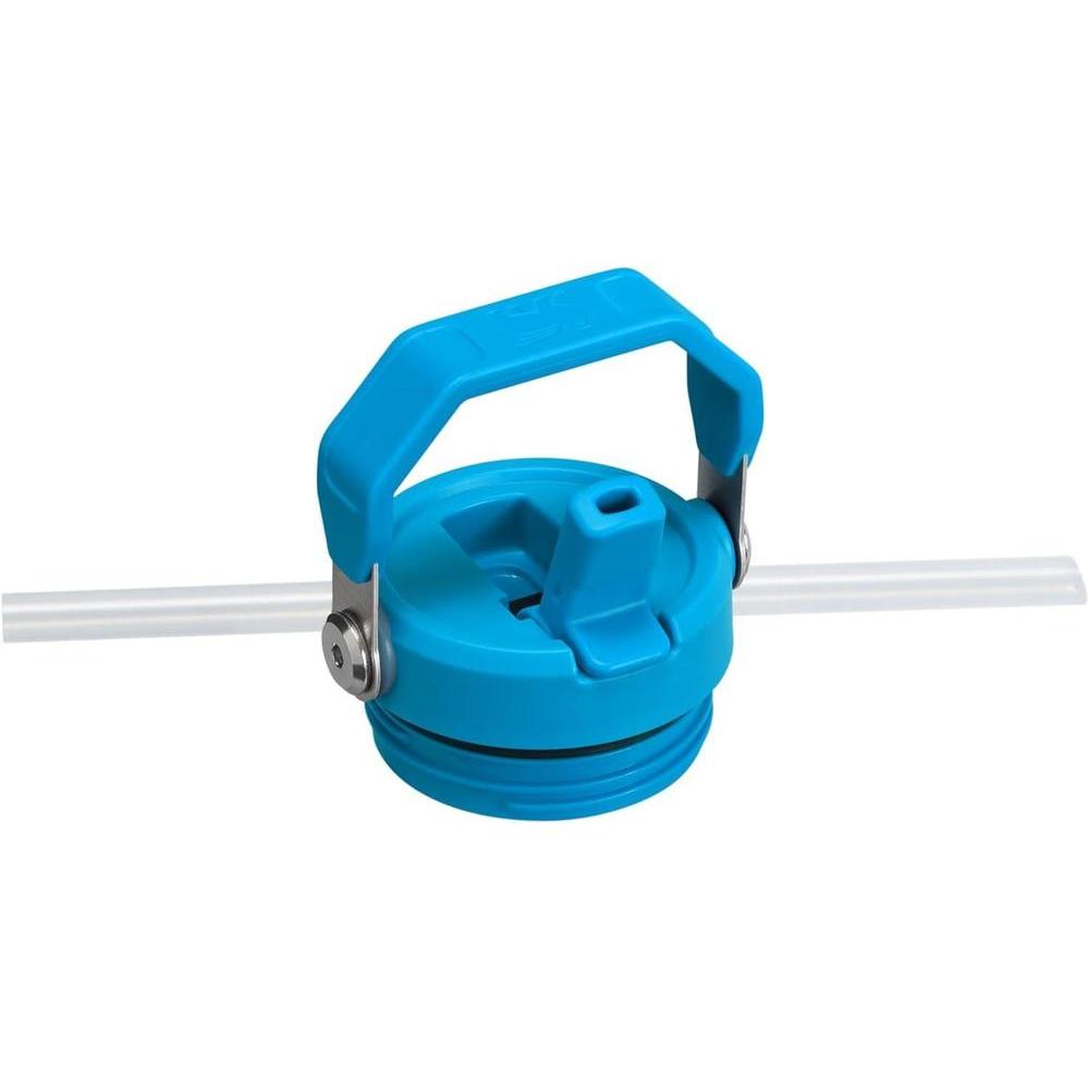 Stanley IceFlow - Botella de Agua con Pajilla Abatible 2.0 de 710 ml, Popote Integrado, Acero Inoxidable, Sin BPA, Azul Celeste