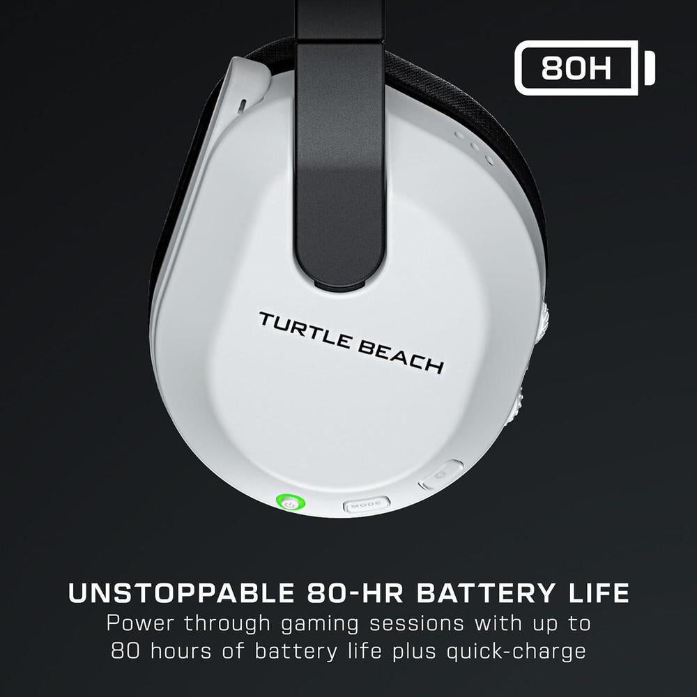 Turtle Beach Stealth 600 Auriculares Inalámbricos Gaming Multiplataforma con Bluetooth y Micrófono Cancelación de Ruido, Blanco