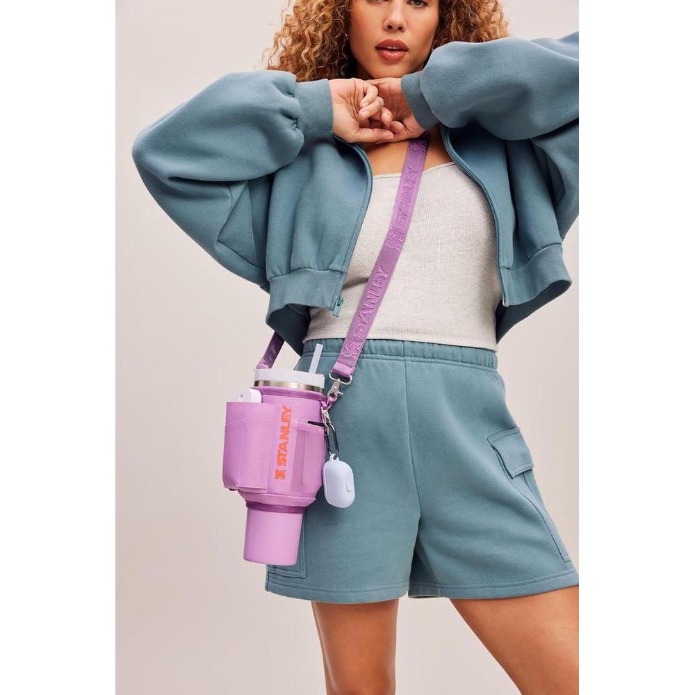Stanley All Day Quencher Carry All para Vaso con Asa | Bolsa Cruzada con Bolsillo para Teléfono y Correa Desmontable | Sin BPA