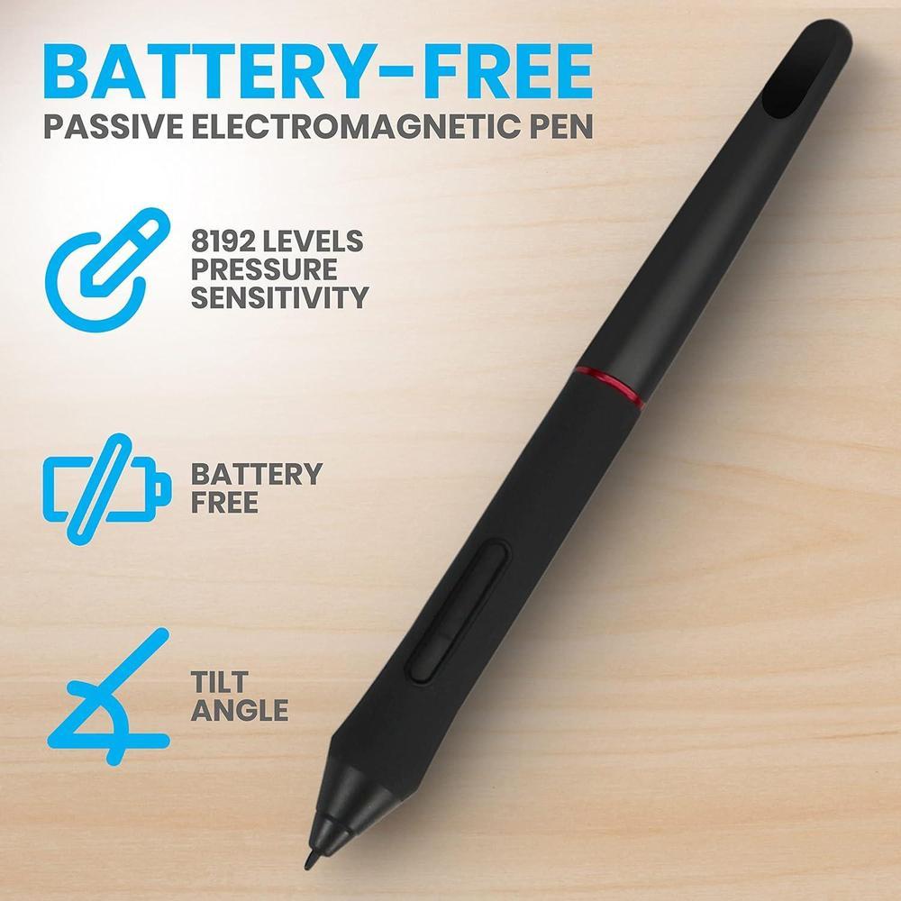 SereneLife Tableta Gráfica Modo Dual Monitor 54.61 cm Lápiz Óptico Pantalla Táctil Perfecto para Dibujo y Diseño