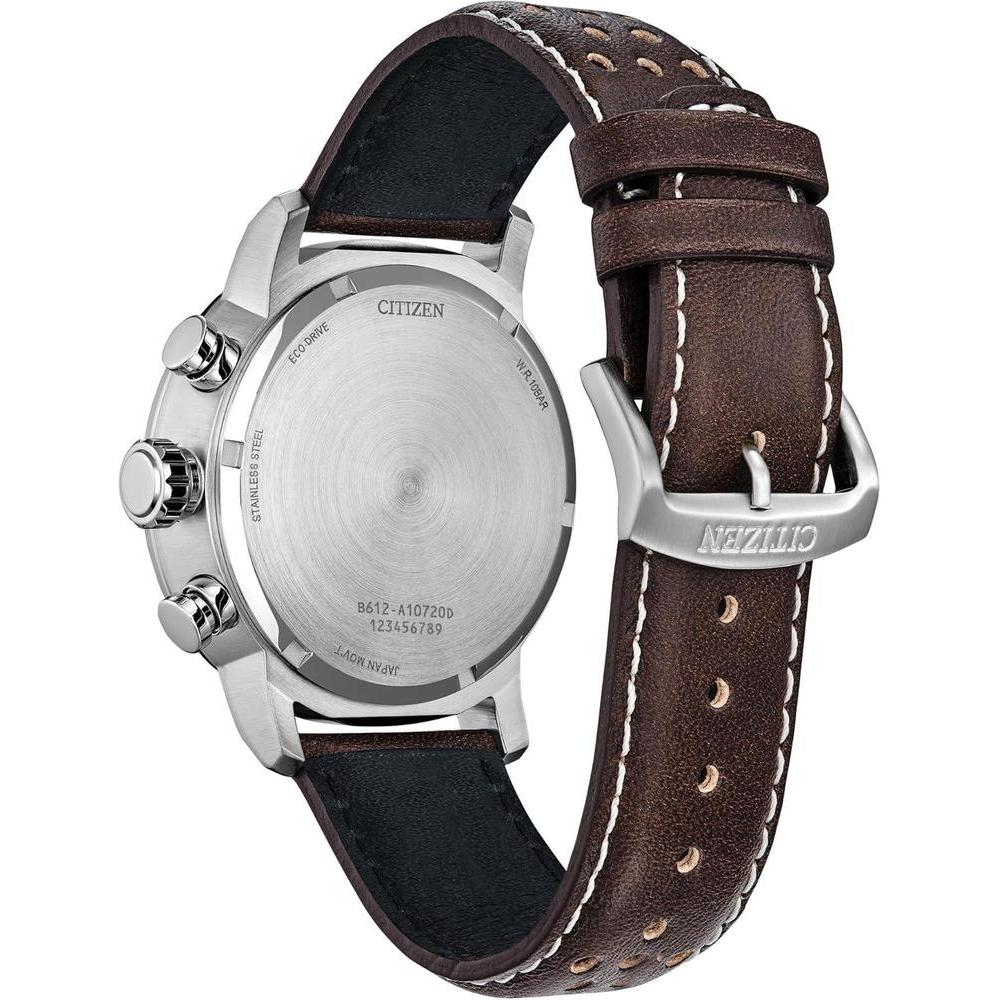 Reloj cronógrafo Citizen Eco-Drive Brycen para hombre, con caja de acero inoxidable y diseño deportivo contemporáneo