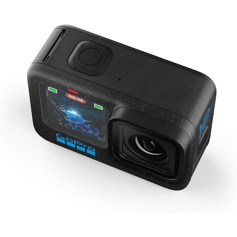 GoPro HERO12 Black - Cámara de acción impermeable con video Ultra HD de alta resolución, fotos de 27 MP, HDR, estabilización avanzada