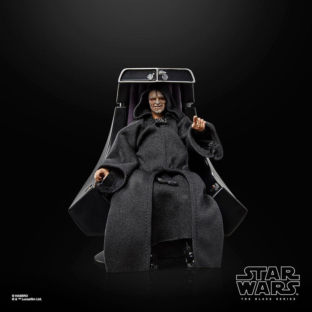 Figura coleccionable Emperor Palpatine & Throne de Star Wars The Black Series exclusiva de Amazon