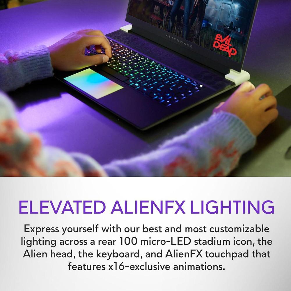 Alienware X16 R2: Intel i9, 32GB RAM, 1TB SSD, Gráfica RTX 4080, Pantalla QHD+