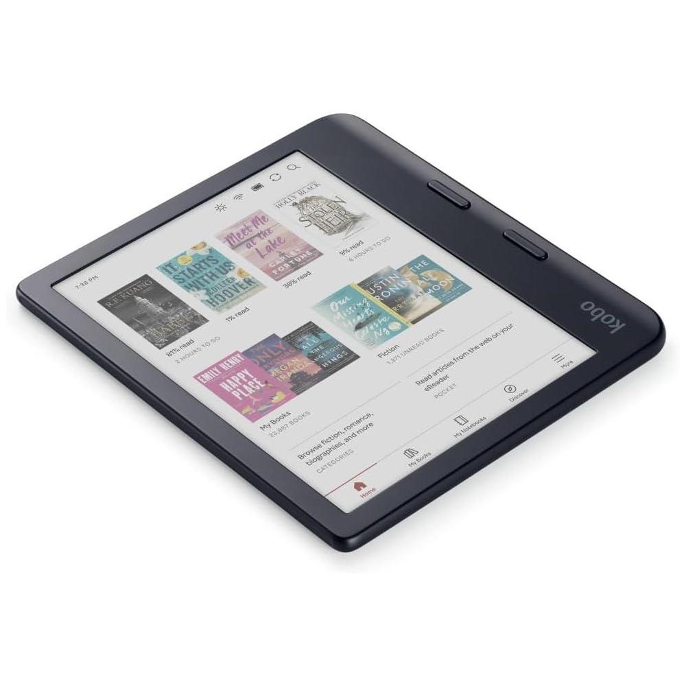 Kobo Libra Colour eReader con Pantalla Kaleido 3 E Ink a Color, Modo Oscuro, Resistente al Agua y Audiolibros