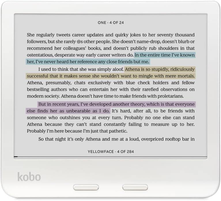 Kobo Libra Colour — eReader a Color 7" E Ink Kaleido 3, Resistente al Agua, Audiolibros