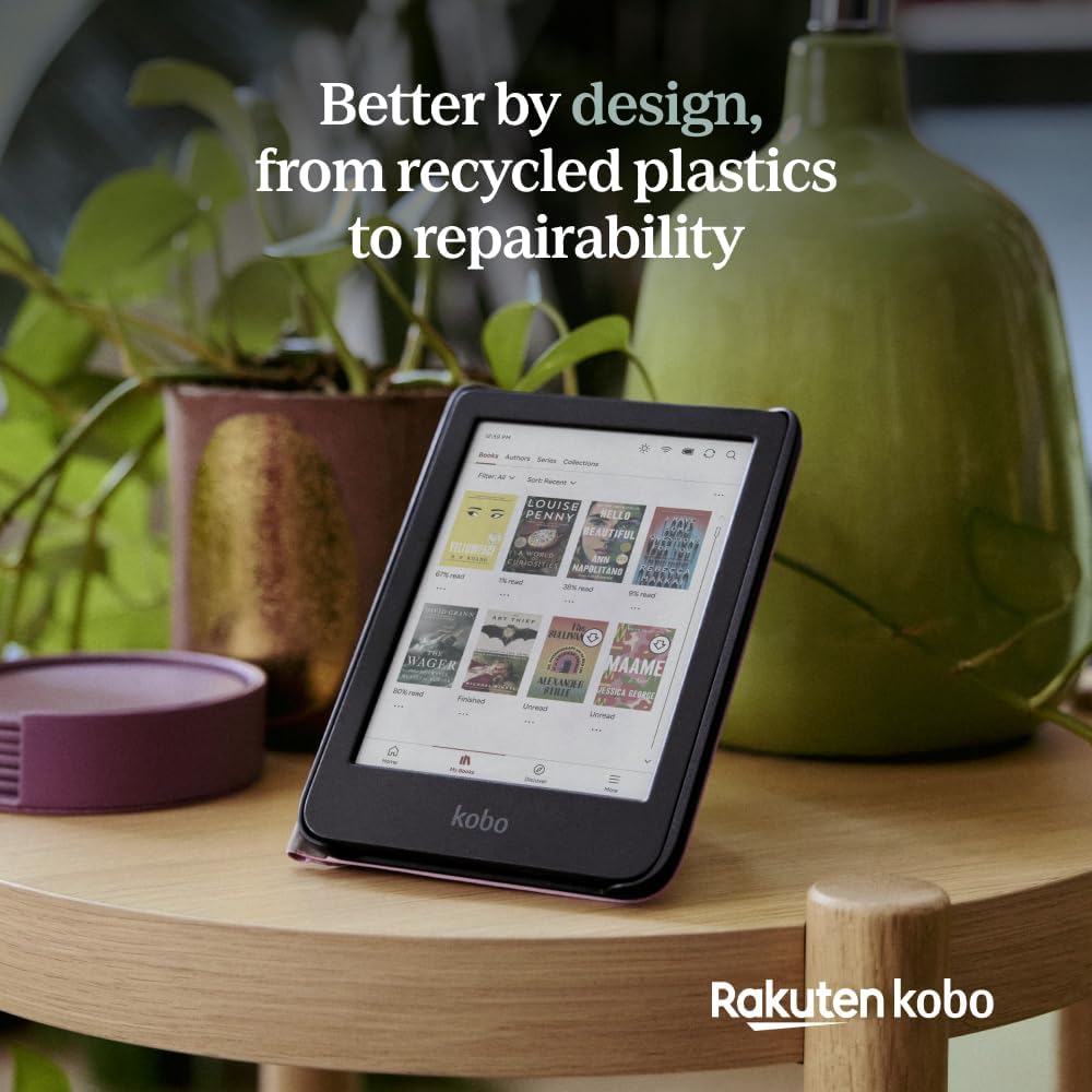 Kobo Clara Colour — eReader a Color 6" E Ink Kaleido 3, Resistente al Agua, 16GB, Negro