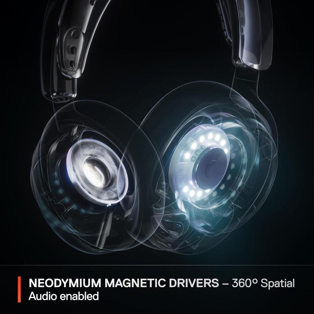 SteelSeries Arctis Nova Pro: Auriculares inalámbricos con ANC y dos baterías, micrófono ClearCast Gen 2 para múltiples plataformas