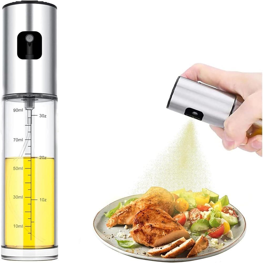 Oil Sprayer for Cooking,100ml Olive Oil Spritzer,Olive Oil Spray Bottle for Salad, BBQ, Kitchen Baking, Roasting