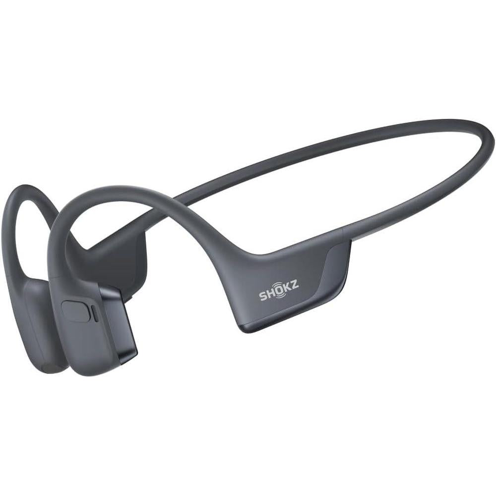 SHOKZ New OpenRun Pro 2 - Open-Ear, Bone Conduction Sport Headphones - with Reflective Strip - Sweat Resistant, Workout Headphones - Secure, Wireless, Comfortable Fit-Deep Bass and Smart Mic App