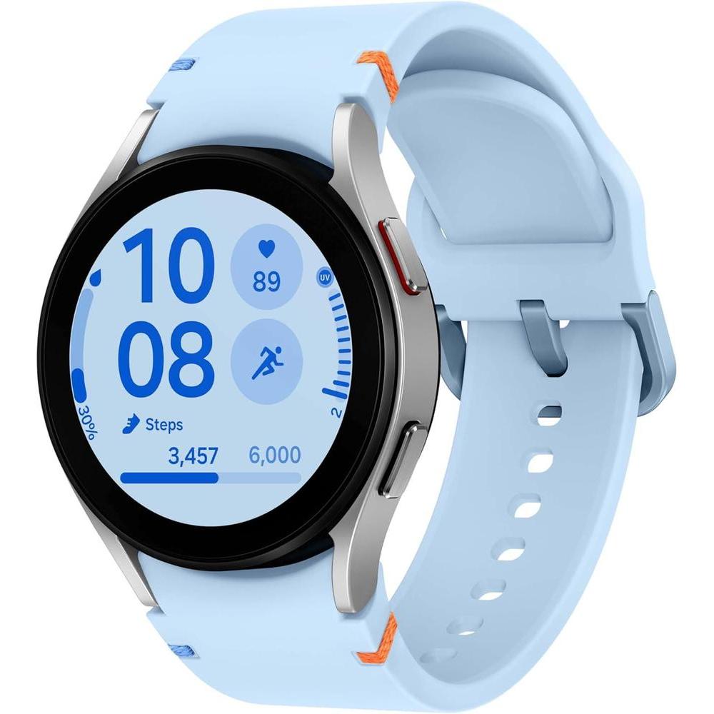 SAMSUNG Galaxy Watch FE 40mm Bluetooth AI Smartwatch w/Fitness Tracking, BIA Sensor, Personalized HR Zones, Heart Rate Tracker, Sleep Monitor, 2024, Silver [US Version, 1Yr Manufacturer Warranty]
