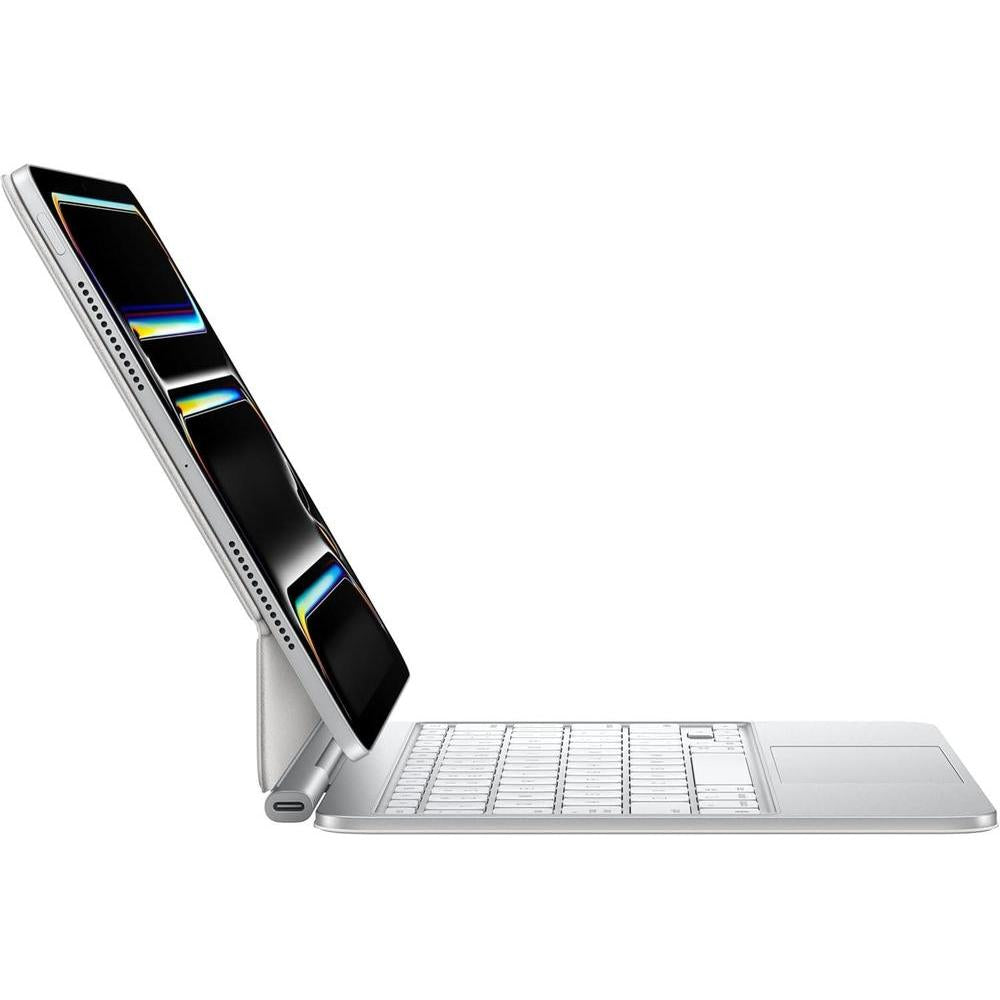 Funda con teclado Apple Magic para iPad Pro, experiencia superior de escritura, trackpad integrado, color blanco