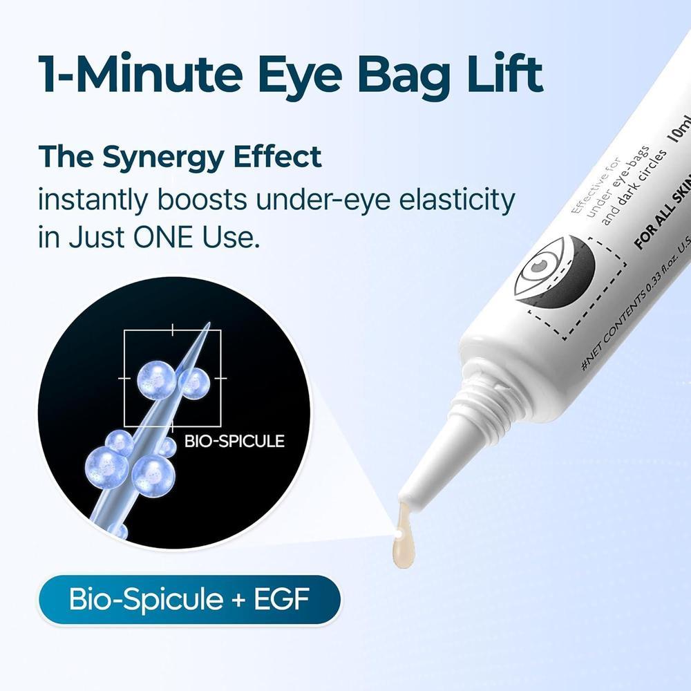 Crema para Bolsas de Ojos Dr.Melaxin Eyephalt, reducción de hinchazón y ojeras, mejora la elasticidad con EGF y Bio-Spicule