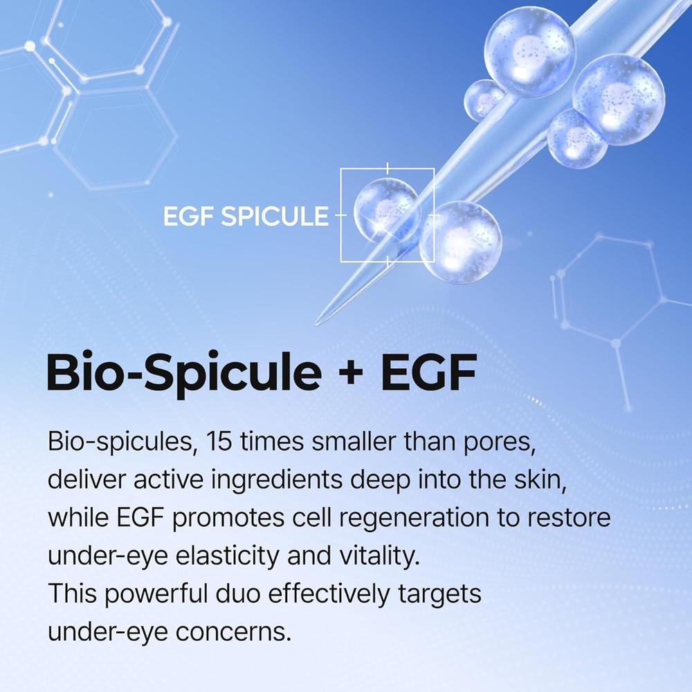 Crema para Bolsas de Ojos Dr.Melaxin Eyephalt, reducción de hinchazón y ojeras, mejora la elasticidad con EGF y Bio-Spicule