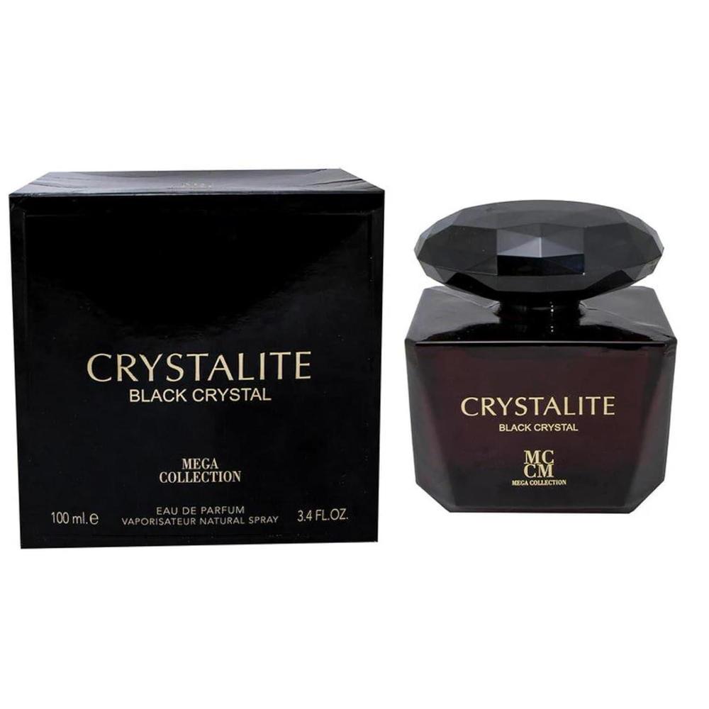 Mega Collection Crystalite Black Crystal Eau De Parfum Spray para mujer de Ard Al Zaafaran