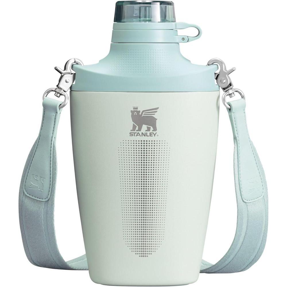 Stanley Cross Bottle | 23 oz Travel Bottle with Jacquard Strap | Leakproof Tritan Lid with Removable Straw | Recycled Stainless Steel | Double-Wall Vacuum Insulation