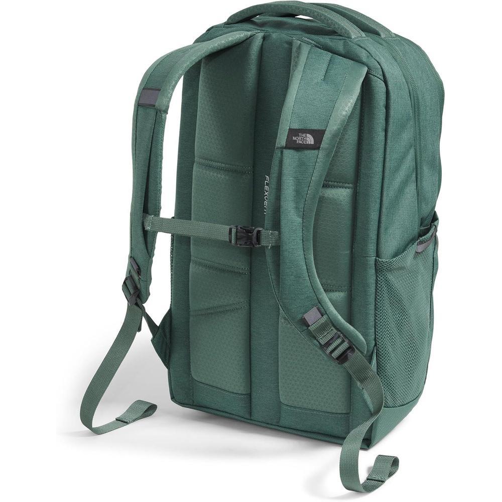 Mochila Jester de The North Face con sistema FlexVent y organización total, ideal para trabajo y estudio