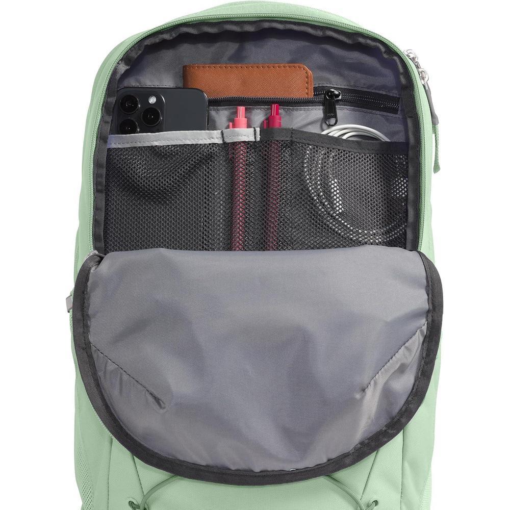 THE NORTH FACE Mochila para portátil Jester Everyday para mujer, Misty Sage, diseño ergonómico con múltiples compartimentos