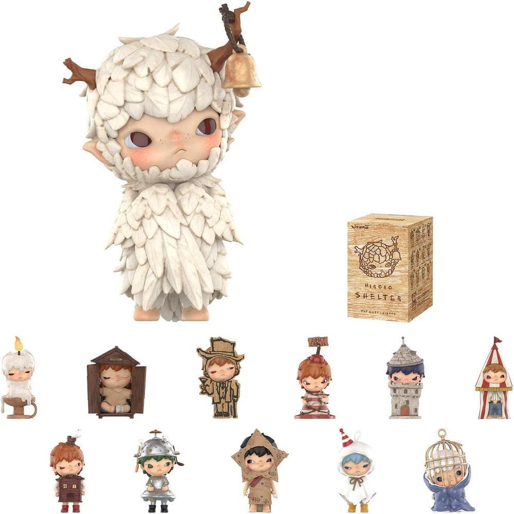 POP MART Hirono Shelter Series Figures, HIRONO Blind Box Figures, Random Design Action Figures Collectible Toys Home Decorations, Holiday Birthday Gifts for Boys and Girls, Single Box
