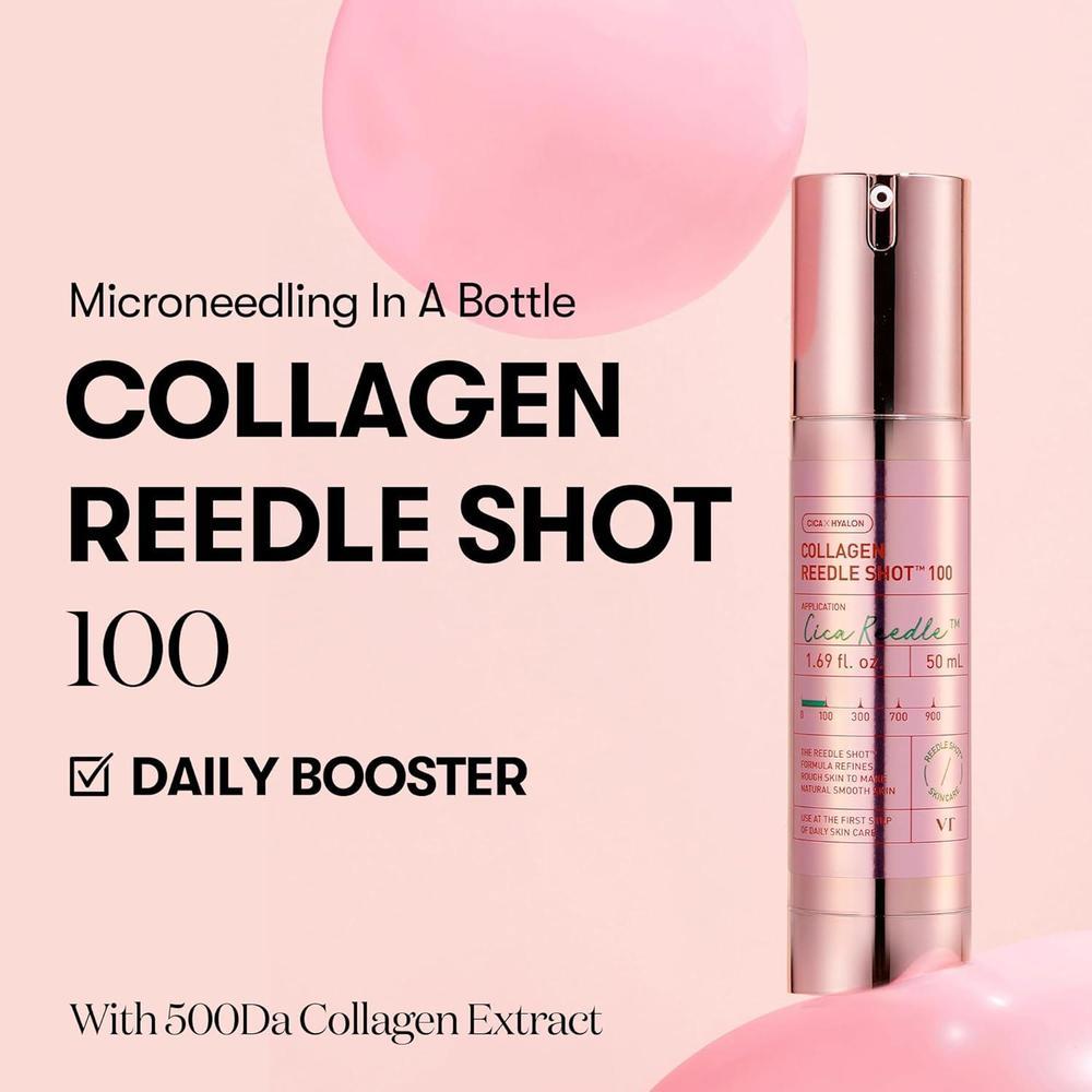 Vt Cosmetics Suero Reedle Shot 100 Con Colágeno 500Da+Microagujas 50ml