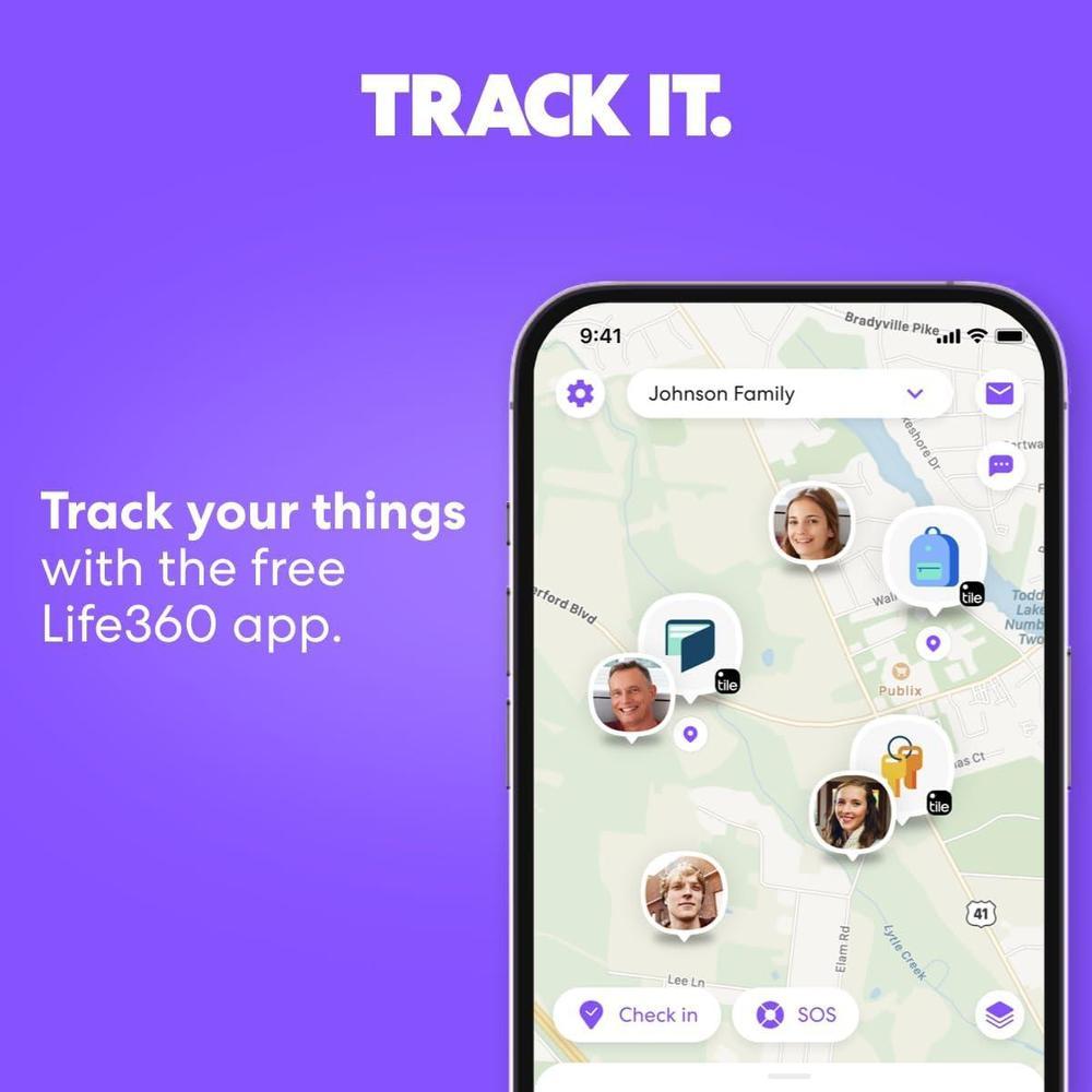 Tile by Life360 Pro - Potente rastreador Bluetooth, buscador de llaves y localizador para artículos compatibles con iOS y Android