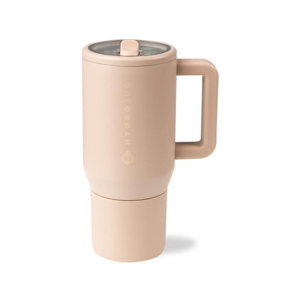 HydroJug Kids - 20 oz Insulated Kids Water Bottle with Flip Straw & Handle | Leak-Proof & Durable | Perfect for School, Sports, Lunch, Travel & Camp, Pink Sugar