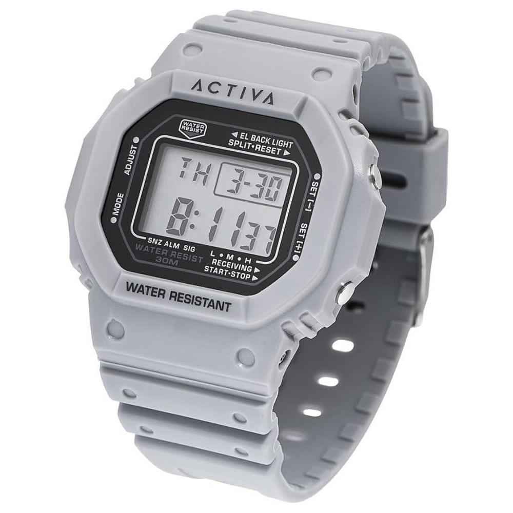 Reloj Invicta resistente a los golpes y al agua, color gris, estilo deportivo