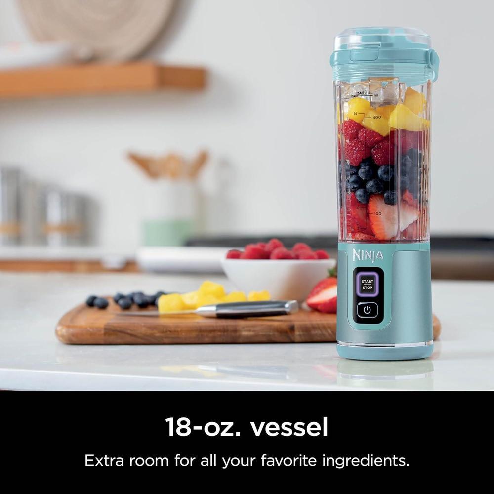 Ninja Blast Batidora portátil e inalámbrica, licuadora personal para batidos y licuados, sin BPA y recargable USB-C