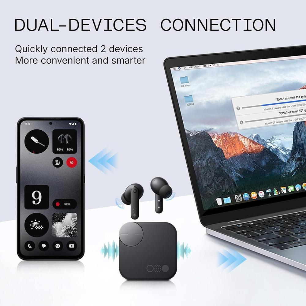 Cmf Buds Pro 2 Auriculares Inalámbricos Con Chatgpt, Audio Hi-Res, 50 Db Cancelación De Ruido, Grises Oscuro