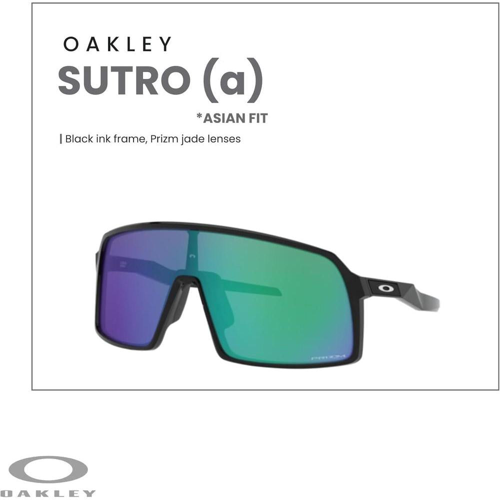 Lentes de sol Oakley Sutro (a) de protección para hombre, ajuste de puente bajo asiático, incluye accesorio