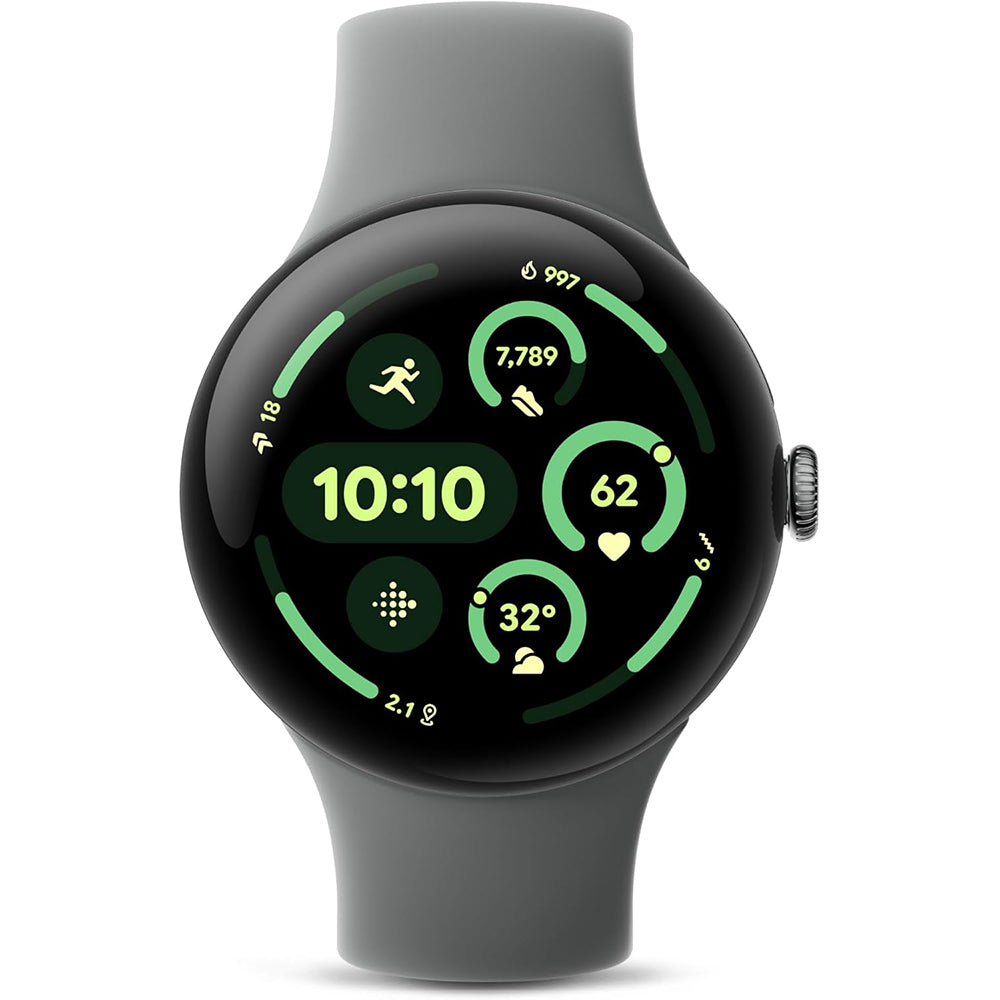 Google Pixel Watch 3 (45mm) - Android Smartwatch with Heart Rate Tracking, Advanced Running from Fitbit, Fitness Insights, 24-Hour Battery - Matte Hazel Aluminum Case - Hazel Band - Wi-Fi