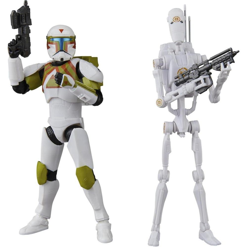 STAR WARS The Black Series Clone Commando (Urban Fighter) & B1 Battle Droid (Training), Battlefront II 6 Inch Action Figures (Amazon Exclusive)