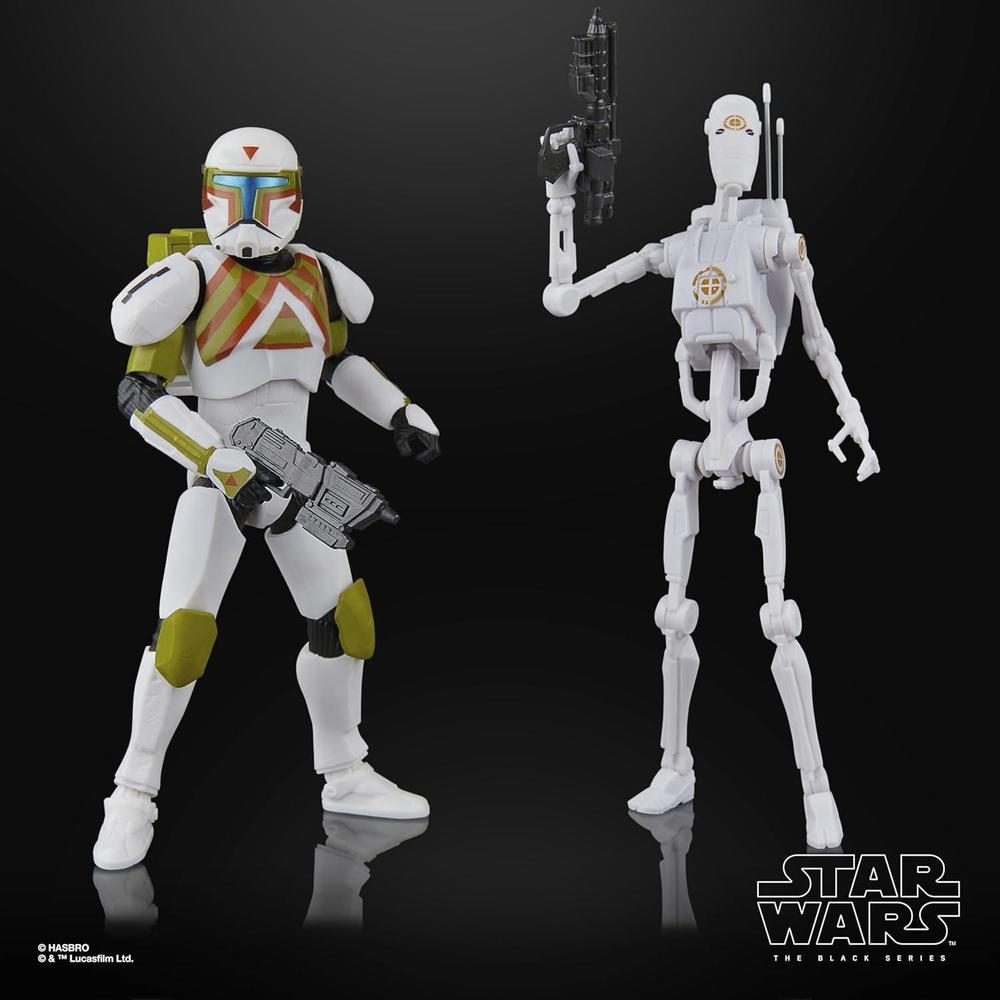 Star Wars Clone Commando Urban Fighter y B1 Battle Droid en Battlefront II, figuras de acción exclusivas con accesorios