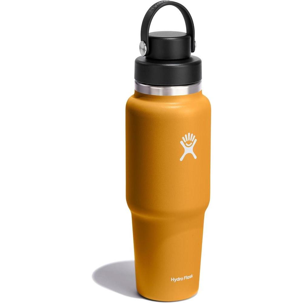 Hydro Flask Botella de Viaje con Tapa Flexible y Aislamiento de Doble Pared, Color Fossil