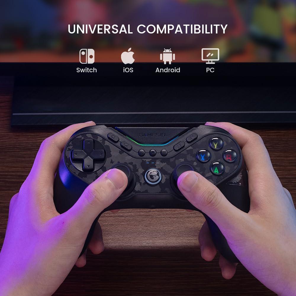 Controlador GameSir Tarantula Pro inalámbrico con botones intercambiables y sticks Mag-Res TMR