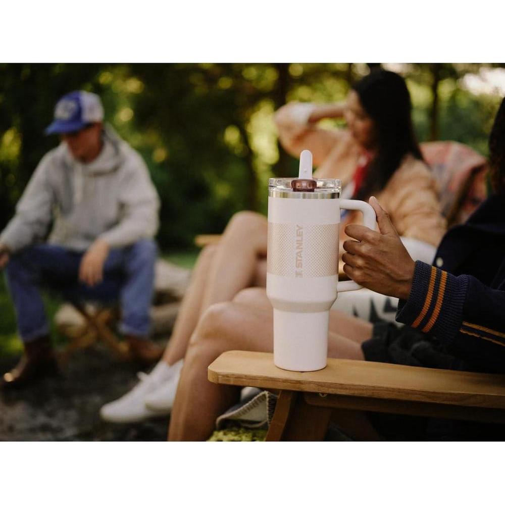 STANLEY Quencher ProTour Vaso de Paja con Tapa a Prueba de Fugas, Popote y Asa Integrados, Compatible con Portavasos