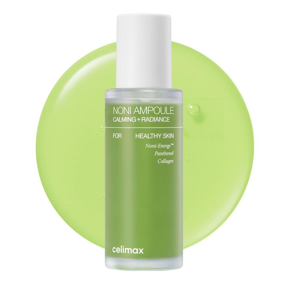 celimax Noni Energy Ampolla 1.7 fl oz | con extracto de noni, suero hidratante, hidratante y calmante para arrugas y líneas finas, ampolla suave para la cara