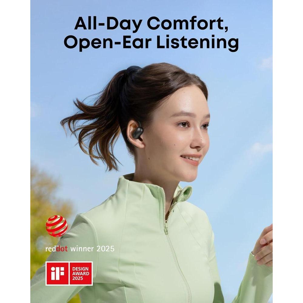 Auriculares soundcore AeroFit 2 Anker de oreja abierta con 4 posiciones ajustables y bajos mejorados
