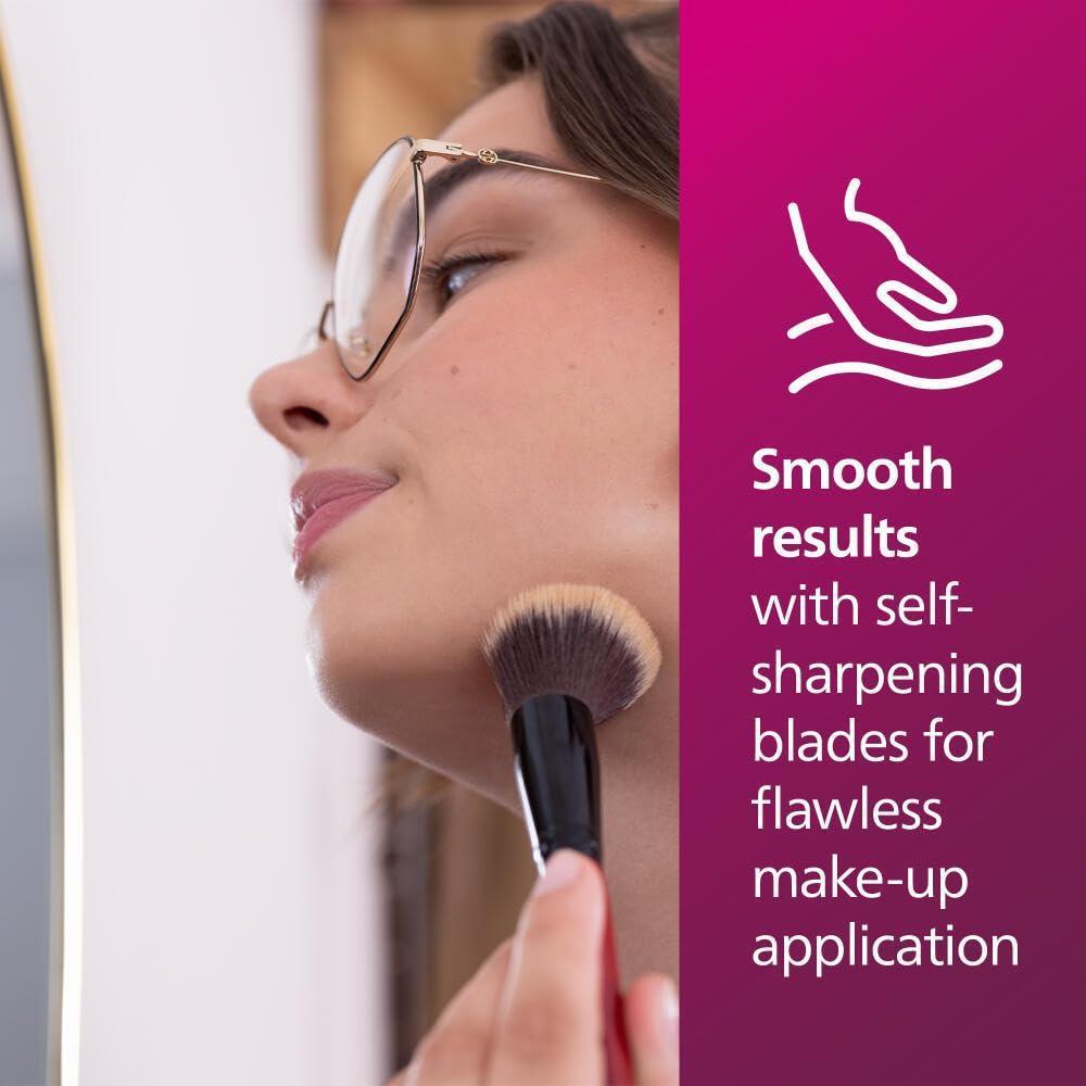 Philips Removedor de Vello Facial Serie 5000, Aseo Personal para Mujeres, Inalámbrico y Compacto, Cabezal Hipoalergénico